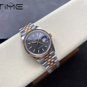 Rolex DateJust 36 126233 SS/YG VS Factory 1:1 Best Edition Black Textured Dial - Super Clone Watch | 1:1 Best Version