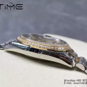 ロレックスデイトジャスト36 126283 SS/YG VSファクトリー1:1ベストエディション YGテクスチャー - スーパークローン時計｜1:1ベストバージョン