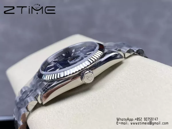 Rolex DateJust 36 SS 126234 VS Factory 1:1 Best Edition Blue Textured Dial - Super Clone Watch | 1:1 Best Version