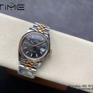 Rolex DateJust 36mm SS 116231 Clean Factory 1:1 Best Edition 904L Steel Gray Stick Dial - Super Clone Watch | 1:1 Best Version
