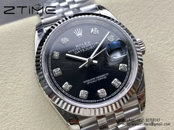 Rolex DateJust 36mm SS 116234 VS Factory 1:1 Best Edition Black Dial - Super Clone Watch | 1:1 Best Version