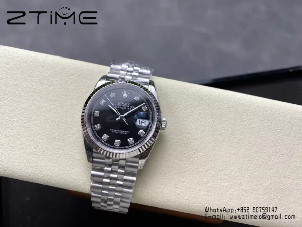 Rolex DateJust 36mm SS 116234 VS Factory 1:1 Best Edition Black Dial - Super Clone Watch | 1:1 Best Version