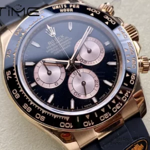 Rolex Daytona 126515 QF Factory 1:1 Best Edition Black/RG Dial V6(Weighted) - Super Clone Watch | 1:1 Best Version