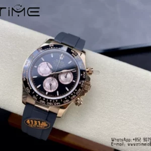 Rolex Daytona 126515 QF Factory 1:1 Best Edition Black/RG Dial V6(Weighted) - Super Clone Watch | 1:1 Best Version