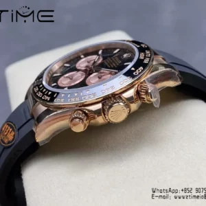 Rolex Daytona 126515 QF Factory 1:1 Best Edition Black/RG Dial V6(Weighted) - Super Clone Watch | 1:1 Best Version