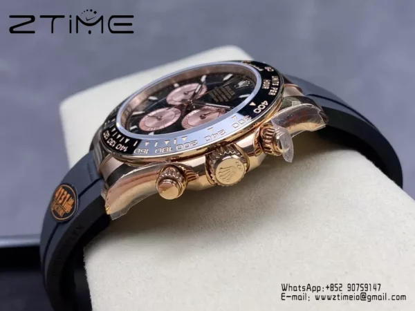 Rolex Daytona 126515 QF Factory 1:1 Best Edition Black/RG Dial V6(Weighted) - Super Clone Watch | 1:1 Best Version