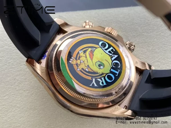 Rolex Daytona 126515 QF Factory 1:1 Best Edition Black/RG Dial V6(Weighted) - Super Clone Watch | 1:1 Best Version