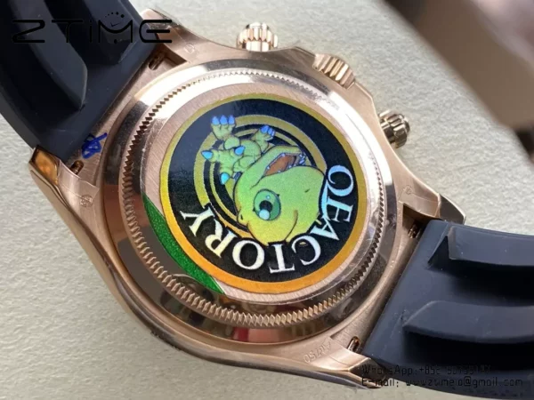 Rolex Daytona 126515 QF Factory 1:1 Best Edition Black/RG Diamonds Dial V6 (Weighted) - Super Clone Watch | 1:1 Best Version