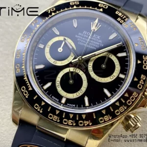 Rolex Daytona 126518 QF Factory 1:1 Mejor Edición Esfera Negra V6 (Ponderada) - Reloj Super Clon | 1:1 Mejor Versión