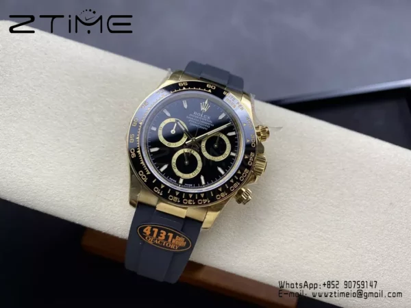 Rolex Daytona 126518 QF Factory 1:1 Mejor Edición Esfera Negra V6 (Ponderada) - Reloj Super Clon | 1:1 Mejor Versión