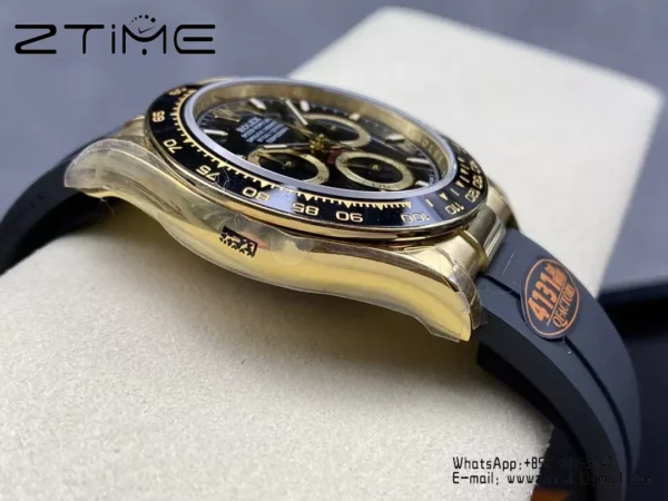 Rolex Daytona 126518 QF Factory 1:1 Mejor Edición Esfera Negra V6 (Ponderada) - Reloj Super Clon | 1:1 Mejor Versión
