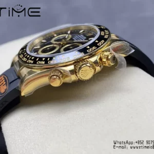 Rolex Daytona 126518 QF Factory 1:1 Mejor Edición Esfera Negra V6 (Ponderada) - Reloj Super Clon | 1:1 Mejor Versión