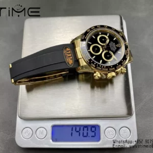 Rolex Daytona 126518 QF Factory 1:1 Mejor Edición Esfera Negra V6 (Ponderada) - Reloj Super Clon | 1:1 Mejor Versión