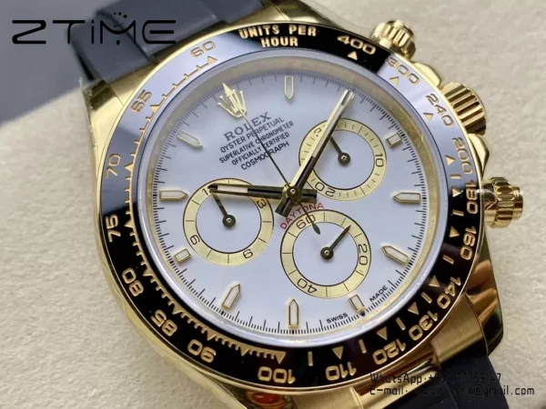 Rolex Daytona 126518 QF Factory 1:1 Best Edition White Dial V6 (Weighted) - Super Clone Watch | 1:1 Best Version