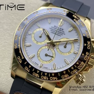 Rolex Daytona 126518 QF Factory 1:1 Best Edition White Dial V6 (Weighted) - Super Clone Watch | 1:1 Best Version