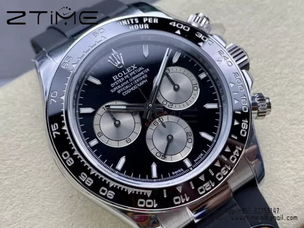 Rolex Daytona 126519 QF Factory 1:1 Best Edition Black/Silver Dial V6 (Weighted) - Super Clone Watch | 1:1 Best Version