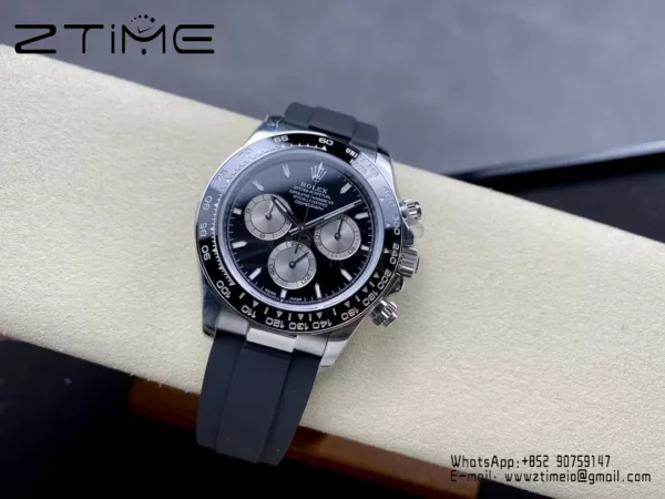 Rolex Daytona 126519 QF Factory 1:1 Best Edition Black/Silver Dial V6 (Weighted) - Super Clone Watch | 1:1 Best Version
