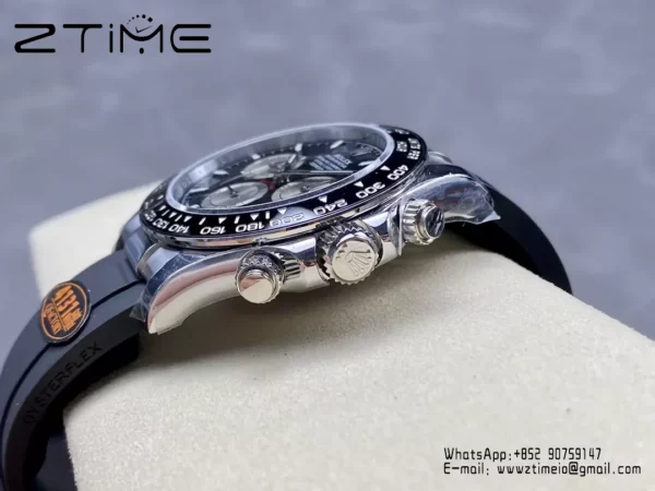 Rolex Daytona 126519 QF Factory 1:1 Best Edition Black/Silver Dial V6 (Weighted) - Super Clone Watch | 1:1 Best Version