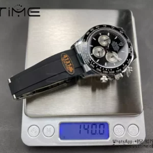 Rolex Daytona 126519 QF Factory 1:1 Best Edition Black/Silver Dial V6 (Weighted) - Super Clone Watch | 1:1 Best Version