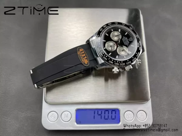 Rolex Daytona 126519 QF Factory 1:1 Best Edition Black/Silver Dial V6 (Weighted) - Super Clone Watch | 1:1 Best Version