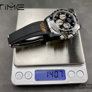 Rolex Daytona 126519 QF Factory 1:1 Best Edition Black/Silver Diamonds Dial V6 (Weighted) - Super Clone Watch | 1:1 Best Version