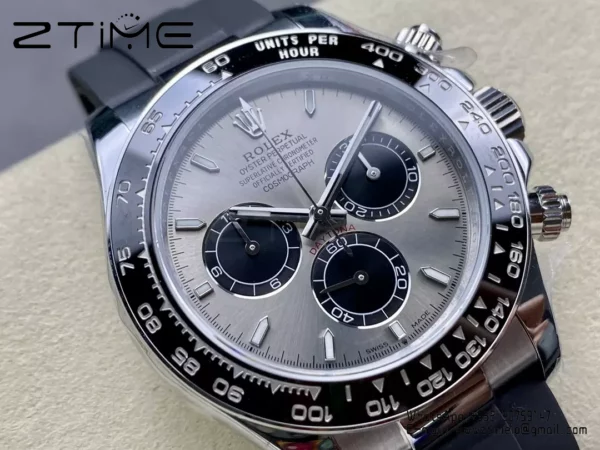 Rolex Daytona 126519 QF Factory 1:1 Best Edition Gray/Black Dial V6 (Weighted) - Super Clone Watch | 1:1 Best Version
