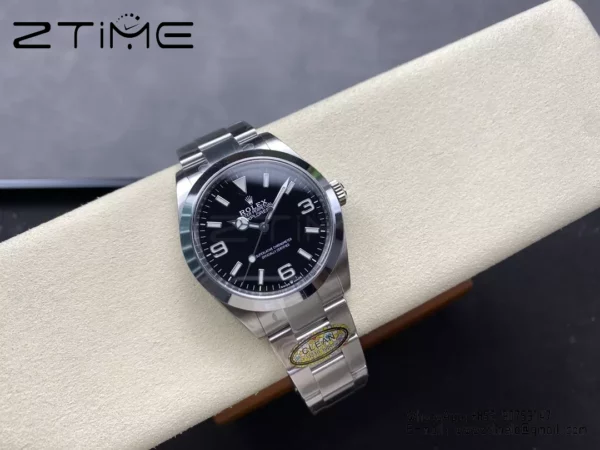 Rolex Explorer I 224270 40mm SS/SS Clean 1:1 Best Edition 904L Steel Black Dial VR3230 - Super Clone Watch | 1:1 Best Version