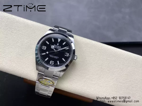Rolex Explorer I 224270 40mm SS/SS Clean 1:1 Best Edition 904L Steel Black Dial VR3230 - Super Clone Watch | 1:1 Best Version