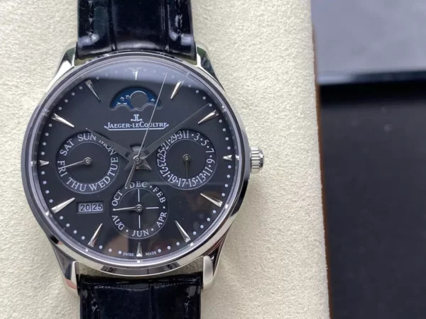 Master Ultra Thin Perpetual Calendar SS 130354J GR Factory Best Edition Gray Dial - Super Clone Watch | 1:1 Best Version