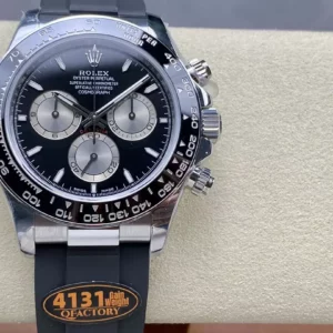 Rolex Daytona 126519 QF Factory 1:1 Best Edition Black/Silver Dial V6 (Weighted) - Super Clone Watch | 1:1 Best Version