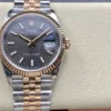 Rolex DateJust 36 126233 SS/YG VS Factory 1:1 Best Edition Black Textured Dial - Super Clone Watch | 1:1 Best Version