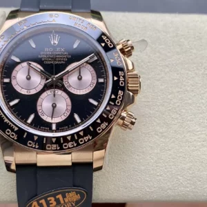 Rolex Daytona 126515 QF Factory 1:1 Best Edition Black/RG Dial V6(Weighted) - Super Clone Watch | 1:1 Best Version