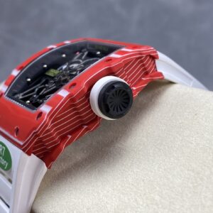 RICHARD MILLE RM035-02 Red NTPT R7 Factory 1:1 Best Edition White Rubber Strap - Super Clone Watch | 1:1 Best Version
