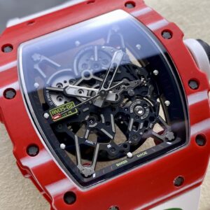 RICHARD MILLE RM035-02 Red NTPT R7 Factory 1:1 Best Edition White Rubber Strap - Super Clone Watch | 1:1 Best Version