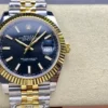 Rolex DateJust 126333-0013 41mm ARF 1:1 Best Edition Schwarzes Stick-Zifferblatt am Jubiläumsarmband (Tungsten Heavy Versio) - Super Clone Watch | 1:1 Best Version