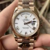 Rolex Day Date 40 RG 228238 KF 1:1 Best Edition White Roman Dial  (Gain Weight) - Super Clone Watch | 1:1 Best Version