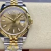 Rolex DateJust 126333-0010 41mm ARF 1:1 Best Edition YG Stick Dial on Jubilee Bracelet (Tungsten Heavy Versio) - Super Clone Watch | 1:1 Best Version