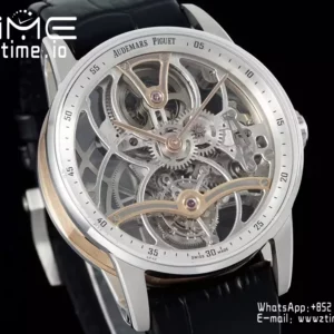 AP Code 11.59 Skeleton Tourbillon 26600CR APPF Best Edition Schwarzes Armband - Super Clone Watch | 1:1 Best Version