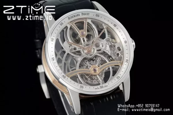 AP Code 11.59 Skeleton Tourbillon 26600CR APPF Best Edition Schwarzes Armband - Super Clone Watch | 1:1 Best Version