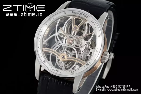 AP Code 11.59 Skeleton Tourbillon 26600CR APPF Best Edition Schwarzes Armband - Super Clone Watch | 1:1 Best Version