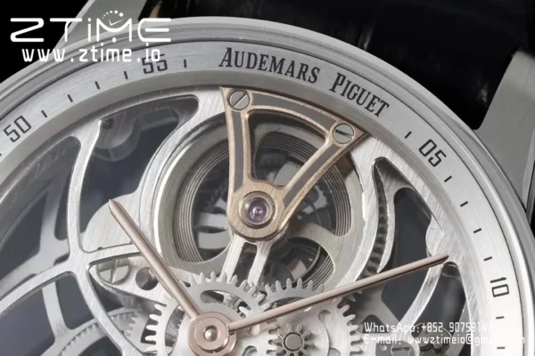 AP Code 11.59 Skeleton Tourbillon 26600CR APPF Best Edition Schwarzes Armband - Super Clone Watch | 1:1 Best Version