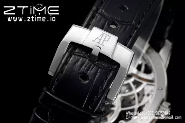 AP Code 11.59 Skeleton Tourbillon 26600CR APPF Best Edition Schwarzes Armband - Super Clone Watch | 1:1 Best Version