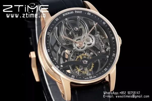 AP Code 11.59 Skeleton Tourbillon 26600CR APPF Best Edition Gray Nylon Strap - Super Clone Watch | 1:1 Best Version