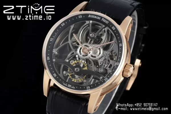 AP Code 11.59 Skeleton Tourbillon 26600CR APPF Best Edition Gray Nylon Strap - Super Clone Watch | 1:1 Best Version