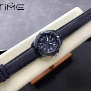 Breitling Avenger Automatic GMT 44 BLS Factory 1:1 Best Edition Black Dial Black Nylon Strap - Super Clone Watch | 1:1 Best Version
