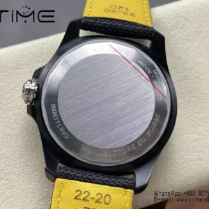 Breitling Avenger Automatic GMT 44 BLS Factory 1:1 Best Edition Black Dial Black Nylon Strap - Super Clone Watch | 1:1 Best Version