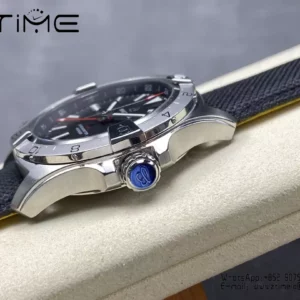 Breitling Avenger Automatic GMT 44 BLS Factory 1:1 Best Edition Black Dial Red GMT Black Nylon Strap - Super Clone Watch | 1:1 Best Version