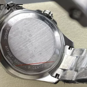 Breitling Avenger Automatic GMT 44 BLS Factory 1:1 Best Edition Black Dial SS Bracelet - Super Clone Watch | 1:1 Best Version