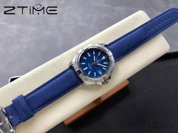 Breitling Avenger Automatic GMT 44 BLS Factory 1:1 Best Edition Blue Dial Blue Nylon Strap - Super Clone Watch | 1:1 Best Version