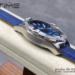 Breitling Avenger Automatic GMT 44 BLS Factory 1:1 Best Edition Blue Dial Blue Nylon Strap - Super Clone Watch | 1:1 Best Version